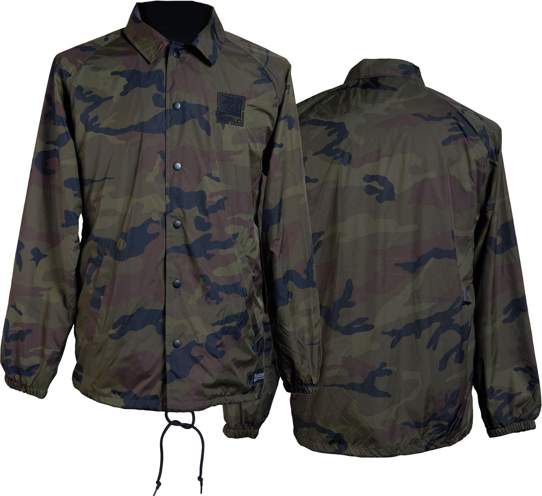 Boxed fishing windbreaker camo jackets