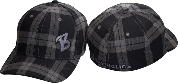 Bassaholics Classic plaid fishing hat