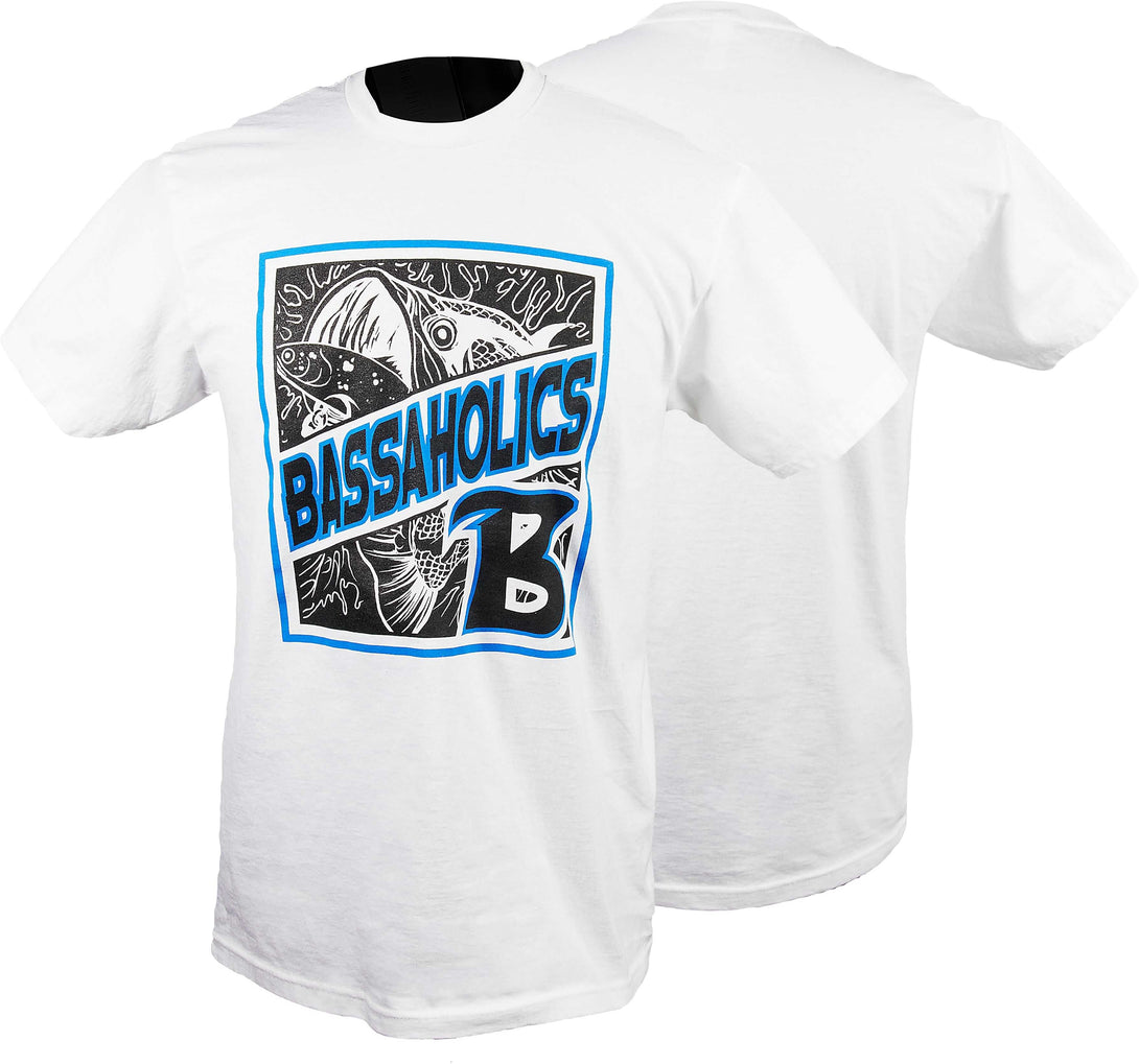 Frontpage bass fishing TShirts in White