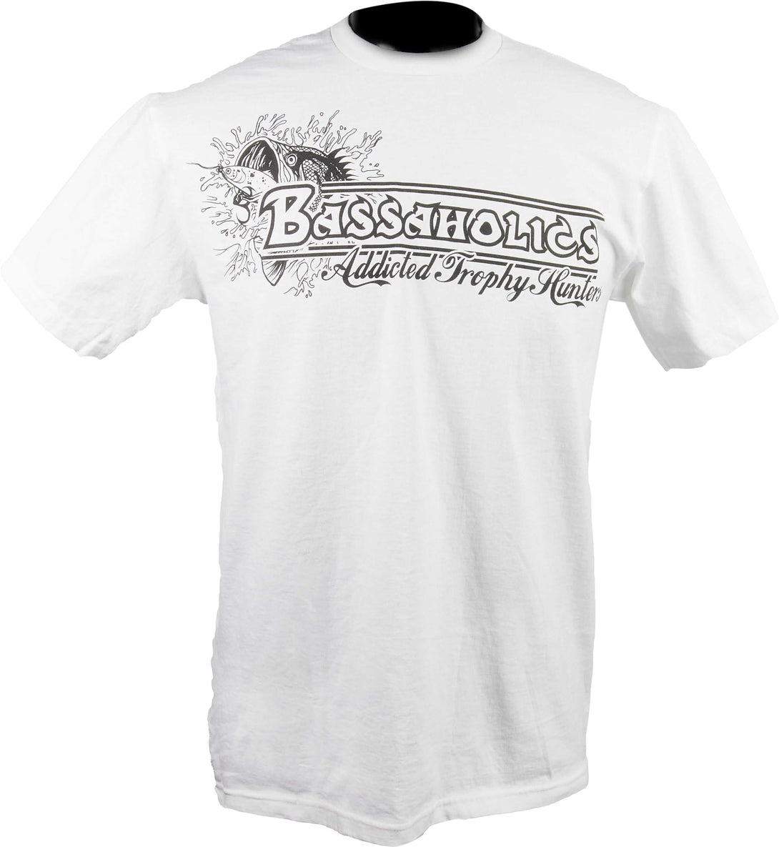Reef bass fishing t-shirt in White