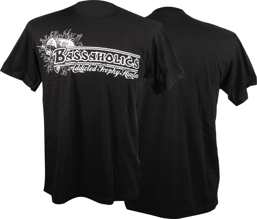 Reef bass fishing t-shirts in Black