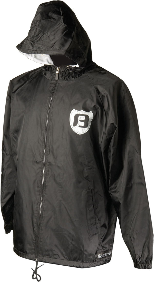 Shield mens fishing jacket black