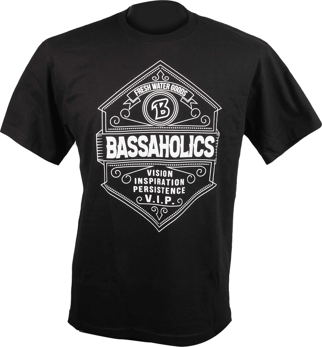 VIP Bass Fishing T-Shirt in Black