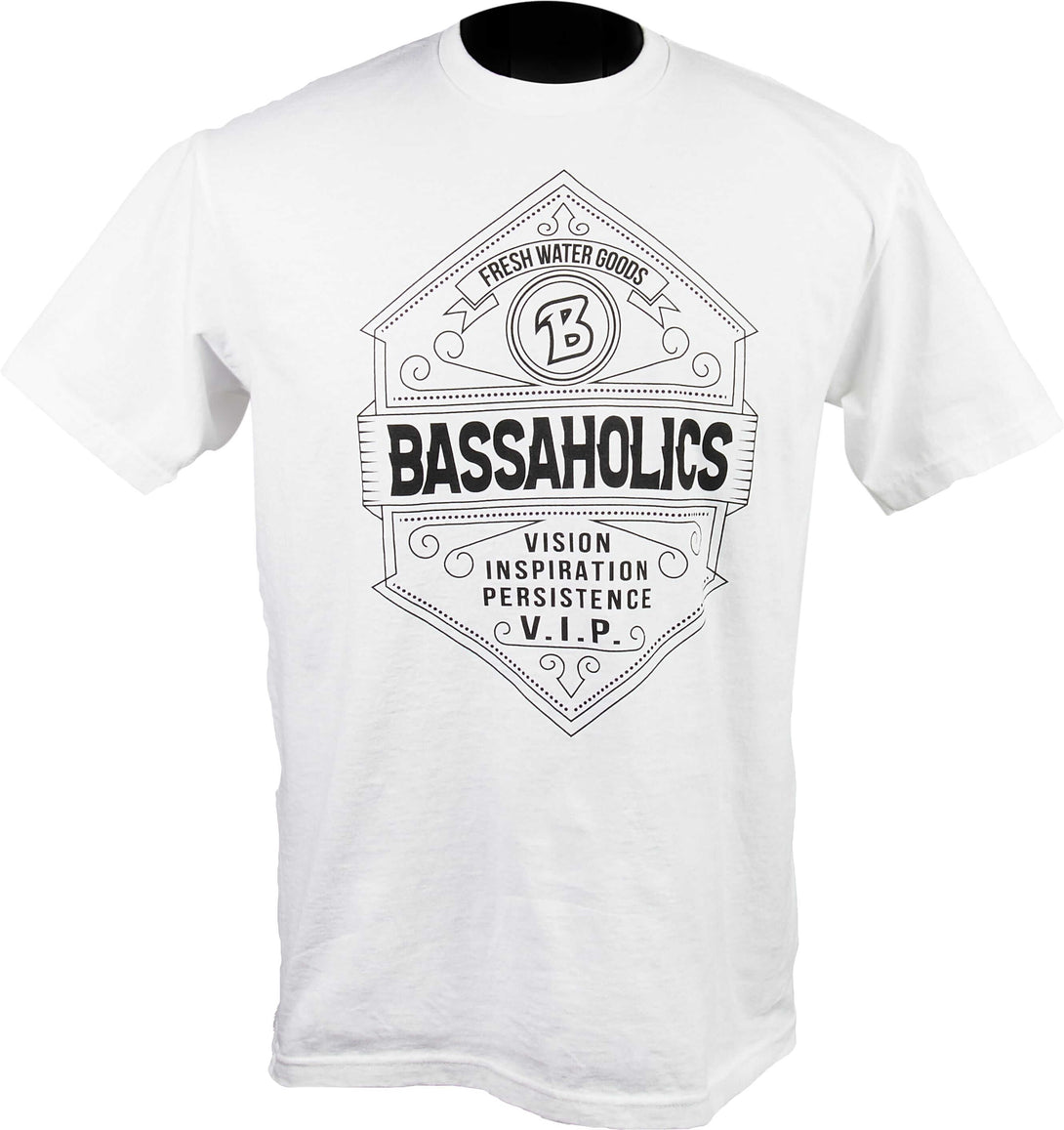 VIP Bass Fishing T-Shirt in White