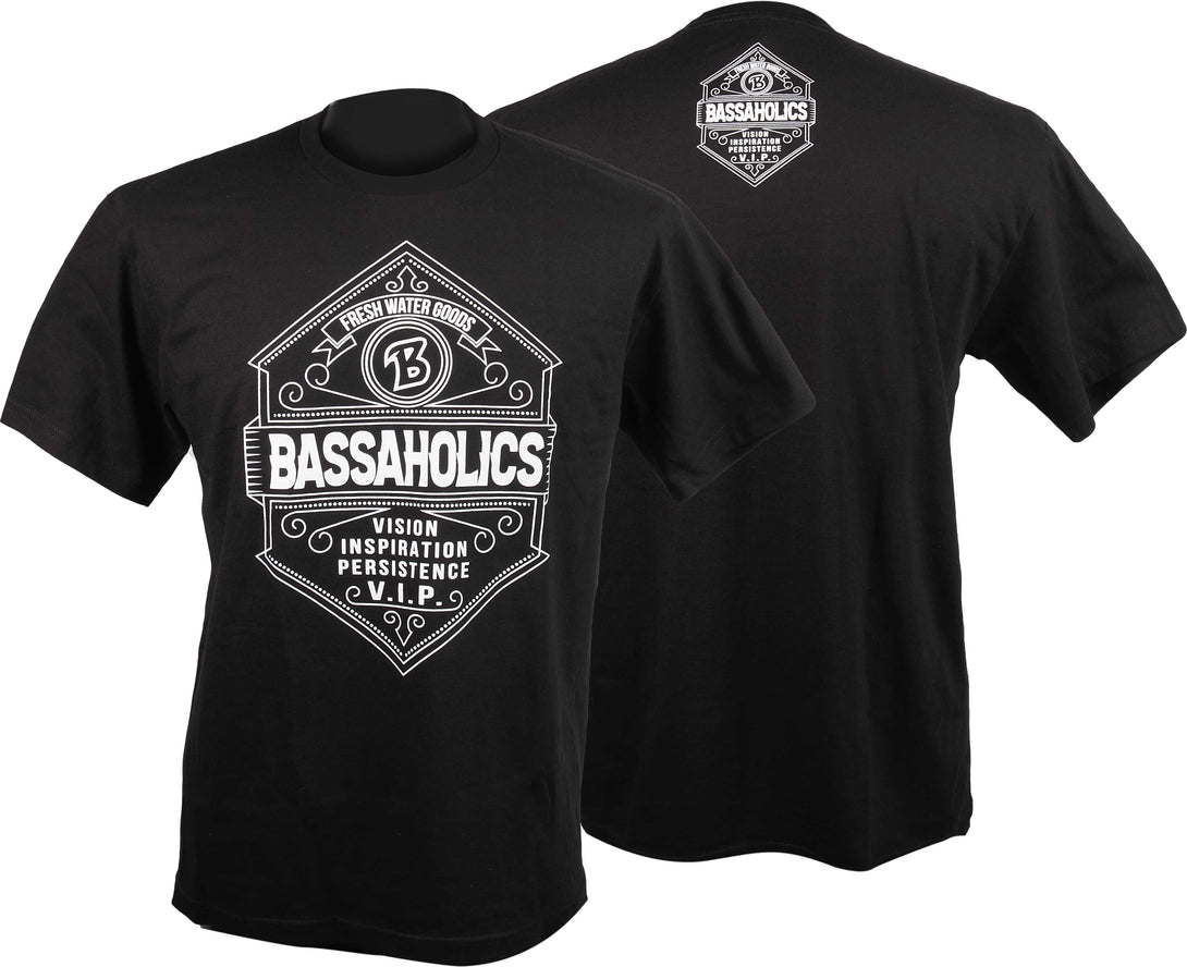 VIP Bass Fishing T-Shirts in Black